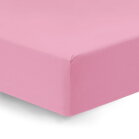 Napínacia, elastická Jersey plachty sýtej ružovej farby zo 100% bavlny príjemne hebká a priedušná, s gumičkou po celom okraji, vhodná aj na vyššie matrace.