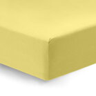 Napínacia plachta Jersey Super Stretch vanilkovej farby na matrace až do výšky 30 cm.