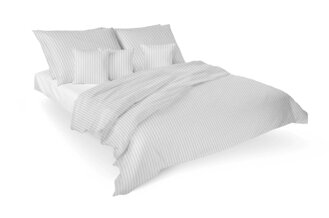 Luxusné damaškové obliečky VIENNA Sneho biela - 4 set