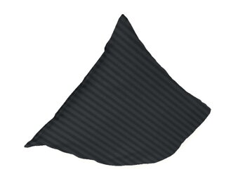 2 set damaškových obliečok na vankúš VIENNA Black | 100% Bavlna | 40x40