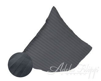 2 set damaškových obliečok na vankúš VIENNA Iron Grey | 100% Bavlna | 40x40