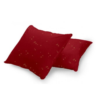 Dekoračný vankúš STARS BORDO