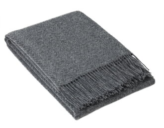 Vlnená deka MERINO PALMA Iron Grey