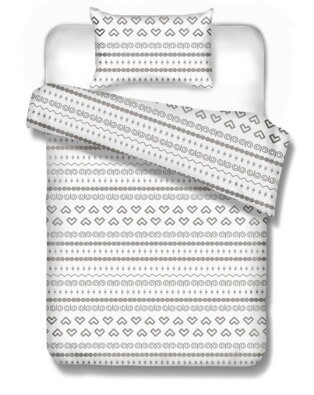 Folklórne obliečky ČIČMANY Šedá