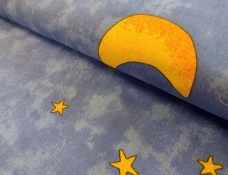 Bavlnená látka TEDDY MOON
