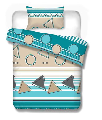 Bavlnené obliečky Revúca Turquoise