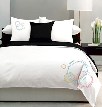 Posteľné obliečky BUBBLES WHITE