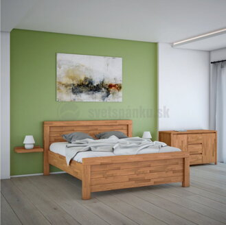 Masívna posteľ MAX | 180x200 cm