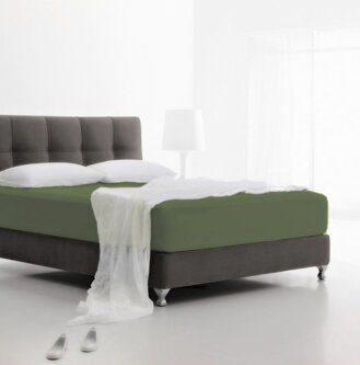 Saténové prestieradlo OLIVE