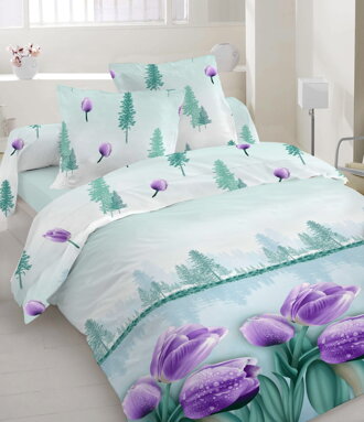 6-dielna posteľná súprava TULIP Lilac