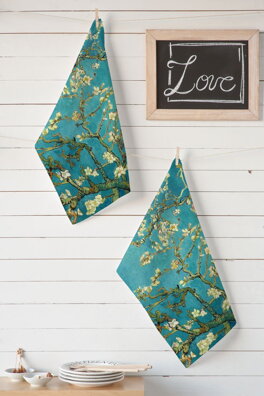 2-set utierok PANAMA KITCHEN TOWEL - Vincent van Gogh | Blossom almond