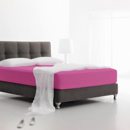 Saténové prestieradlo FUCHSIA