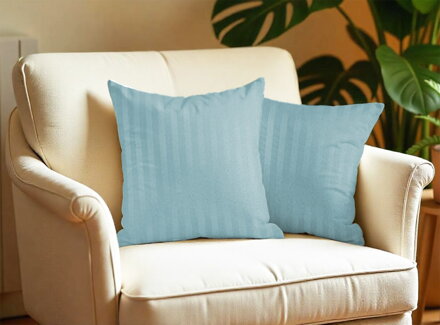 2 set damaškových obliečok na vankúš VIENNA Blue