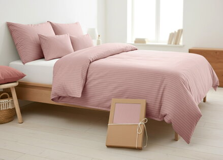 Damaškové obliečky Mauve - 4 set