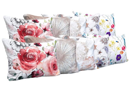 10 SET obliečok na vankúš 70x90 MAKOSATEN MIX