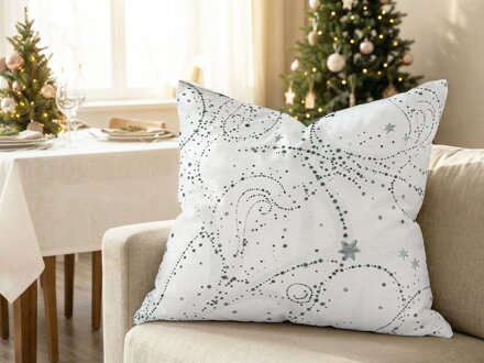 Dekoračný vankúš COSMIC White