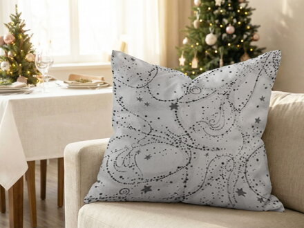 Dekoračný vankúš COSMIC White