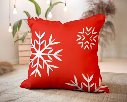 Voňavý vankúšik SNOWFLAKES Red