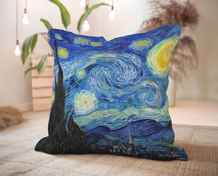 Dekoračný vankúš Vincent van Gogh - STARRY NIGHT