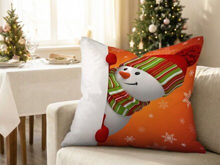 Dekoračný vankúš SNEHULIAK MIŠKO
