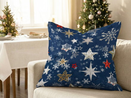 Dekoračný vankúš VIANOČNÁ HVIEZDA