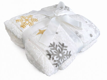Hrejivá deka SNOWFLAKES Hrejivá deka SNOWFLAKES
