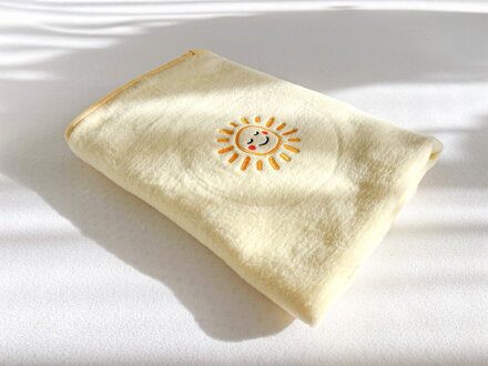 Bavlnená deka do kočíka SLNIEČKO