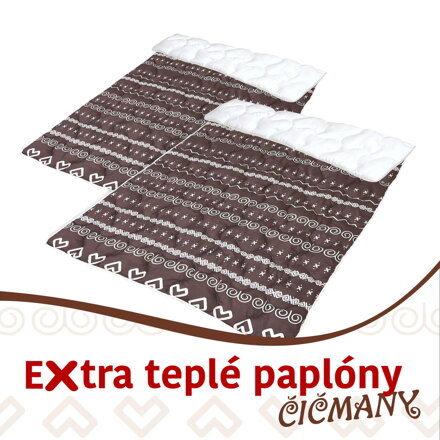 Set extra hrejivých termo paplónov ČIČMANY ORIGINAL| 1200g