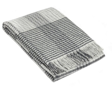 Vlnená deka MERINO COMFY Grey