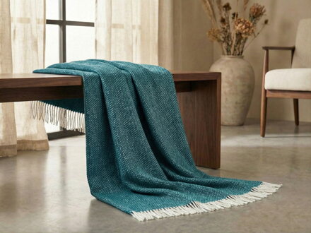 Vlnená deka MERINO Savana Marine