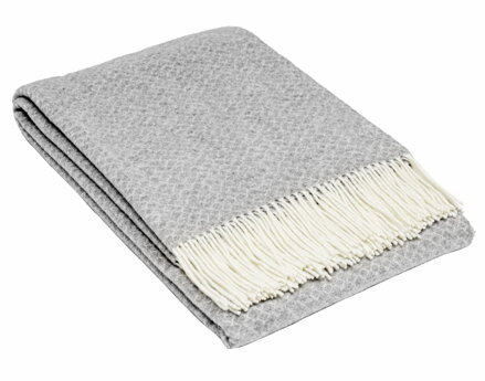 Kašmírová deka ANDORA Light Grey
