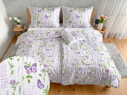 Krepové návliečky DAISY Violet