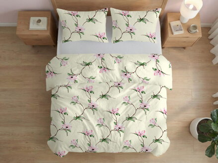 Krepové návliečky MAGNÓLIA Champagne