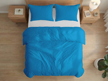 Krepové návliečky DUBROVNIK Morská modrá