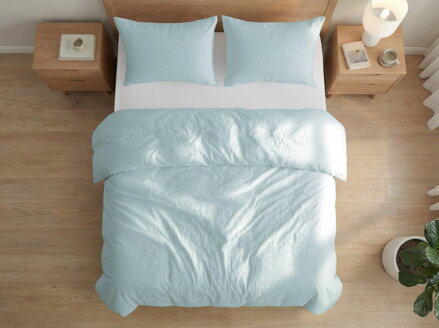 Krepové návliečky DUBROVNIK Svetlo modrá