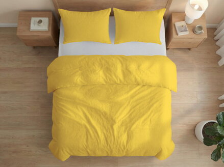 Krepové návliečky DUBROVNIK Žltá