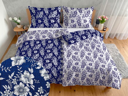 Krepové návliečky ZÁZRIVÁ Blue