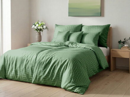 Mako Damaškové obliečky PALMA Olive