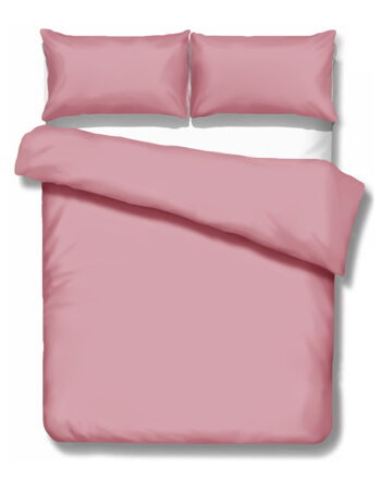 Makosaténové obliečky DUSTY ROSE