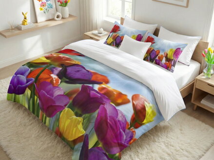 Obliečky MAKOSATÉN Tulips