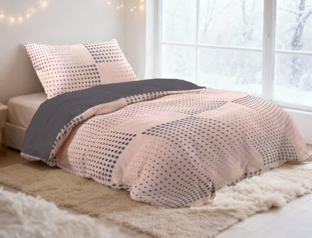 Obliečky MIKROFLANEL Donovaly Ružová Obliečky MIKROFLANEL Donovaly Ružová