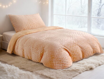 Obliečky MIKROFLANEL TAJOV Koralová Obliečky MIKROFLANEL TAJOV Koralová