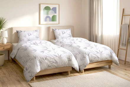 Bavlnené obliečky 1+1 JASENICE White