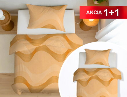 Bavlnené obliečky 1+1 JABLONEC Coral