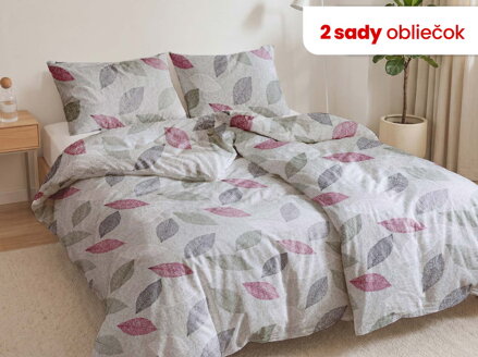 Bavlnené obliečky 1+1 PATINCE Grey