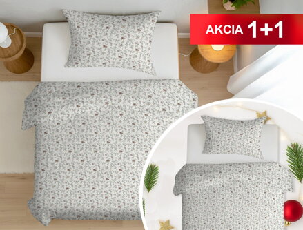 Bavlnené obliečky 1+1 RENO White