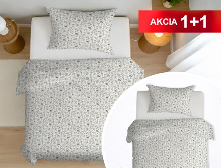 Bavlnené obliečky 1+1 RENO White