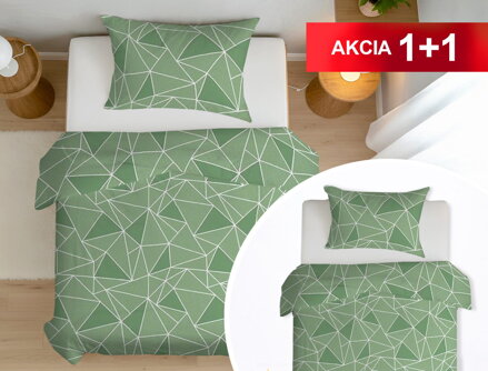 Bavlnené obliečky 1+1 ŠTÚROVO Sage