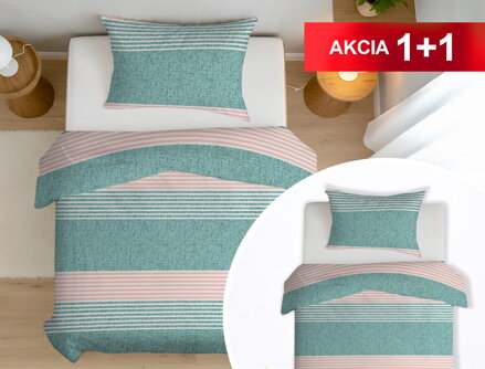 Bavlnené obliečky 1+1 SMART Rosa