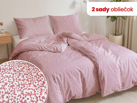 Bavlnené obliečky 1+1 SOFIA Rosa